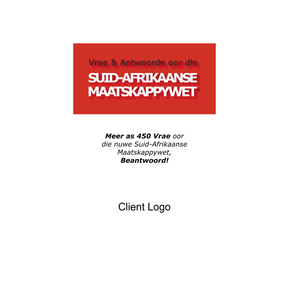 Vrae en Antwoorde oor die Suid-Afrikaanse Maatskappywet - eBook